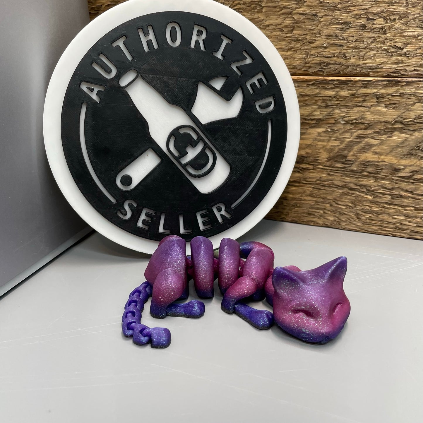 Small Articulated Baby Fidget Cat! Super Cute Desk Toy. 22 Color Choices!