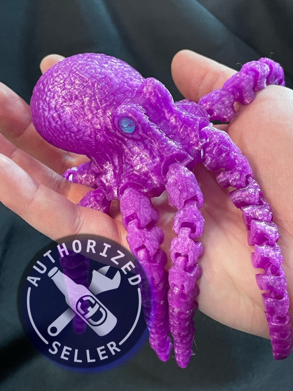 3D Print-to-Order, Articulated Octopus - 22 Premium Colors!