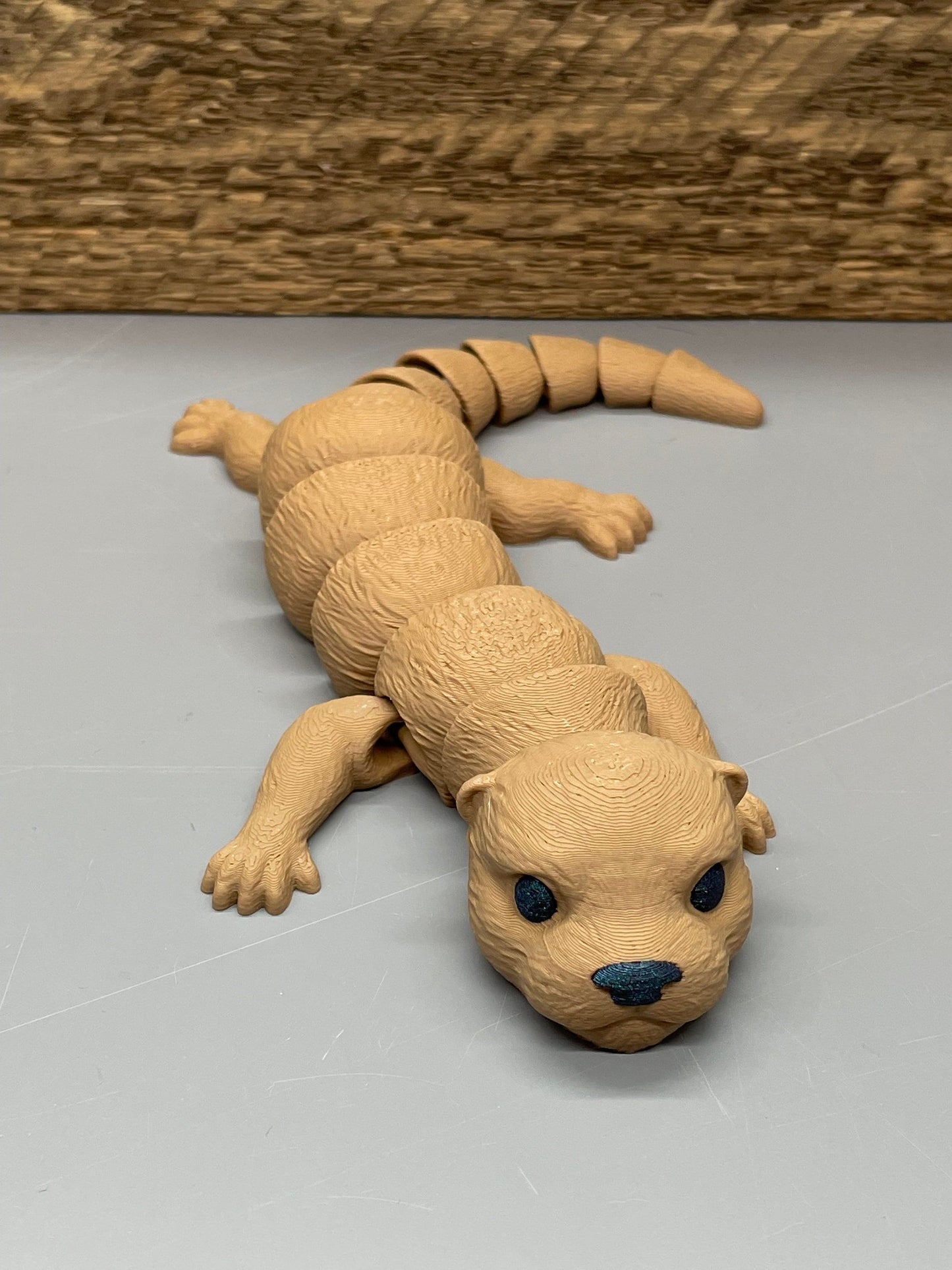 Cute Baby Otter! 3D Printed flexi fidget toy!