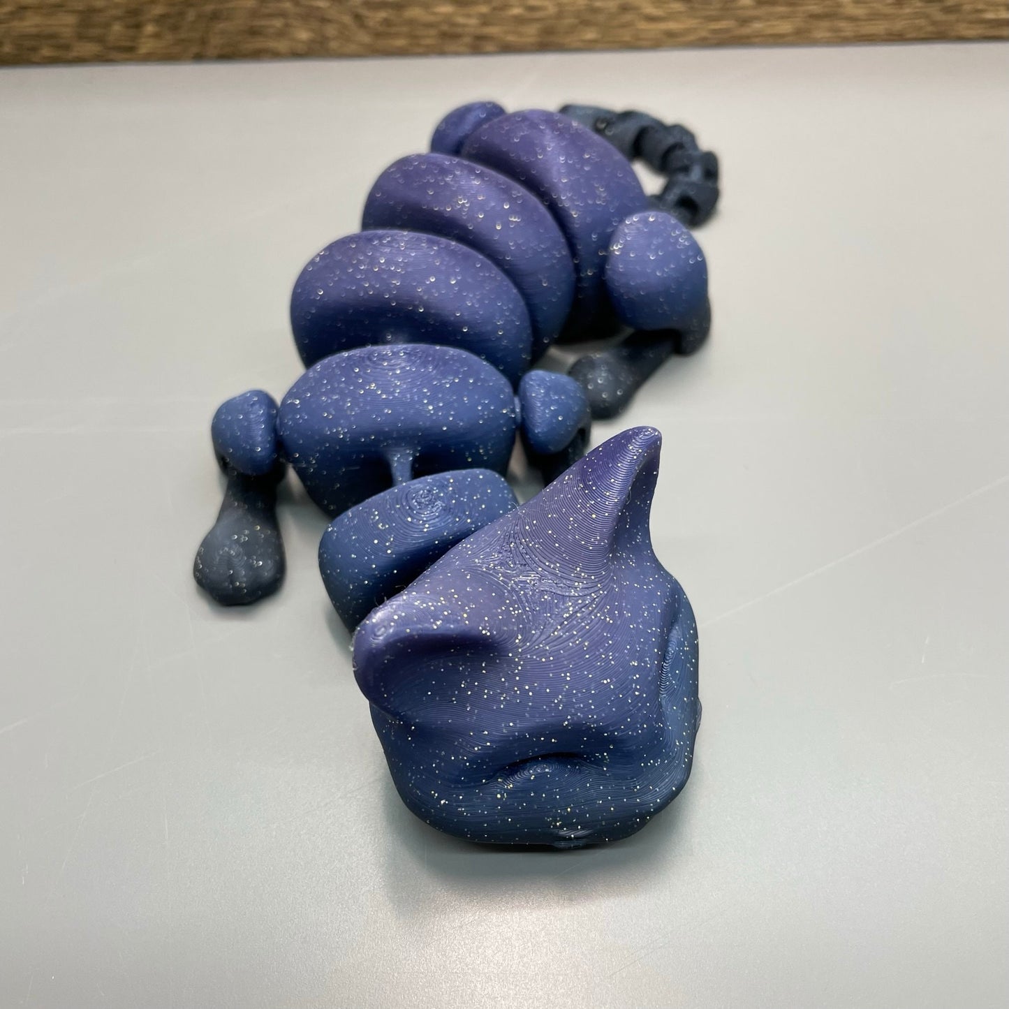 Large Articulated Fidget Cat! Super Cute Desk Toy. 22 Color Choices!