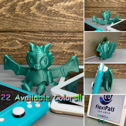 PopStandz Dragon Phone Stand! Works with iPhone, iPad, Android, Switch and more! - 3D Printed. Premium Colors!