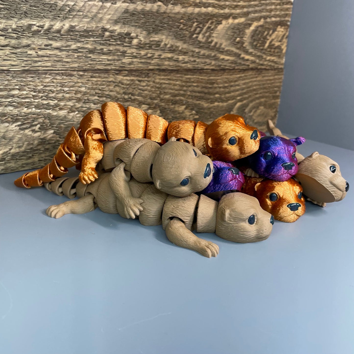 Cute Baby Otter! 3D Printed flexi fidget toy!