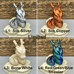 Articulated Baby Crystal Dragon! - 3D Printed. Premium Colors! Cute DnD Desk Pet!