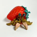 Adorable Strawberry Crab! Cute 3D Printed Under the Sea desk pet.